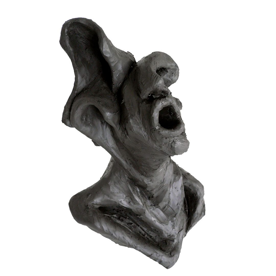 L'Appel - Escultura / Sculpture. Medium: Patinated terracotta, Year: 2005. — Estela Currao.