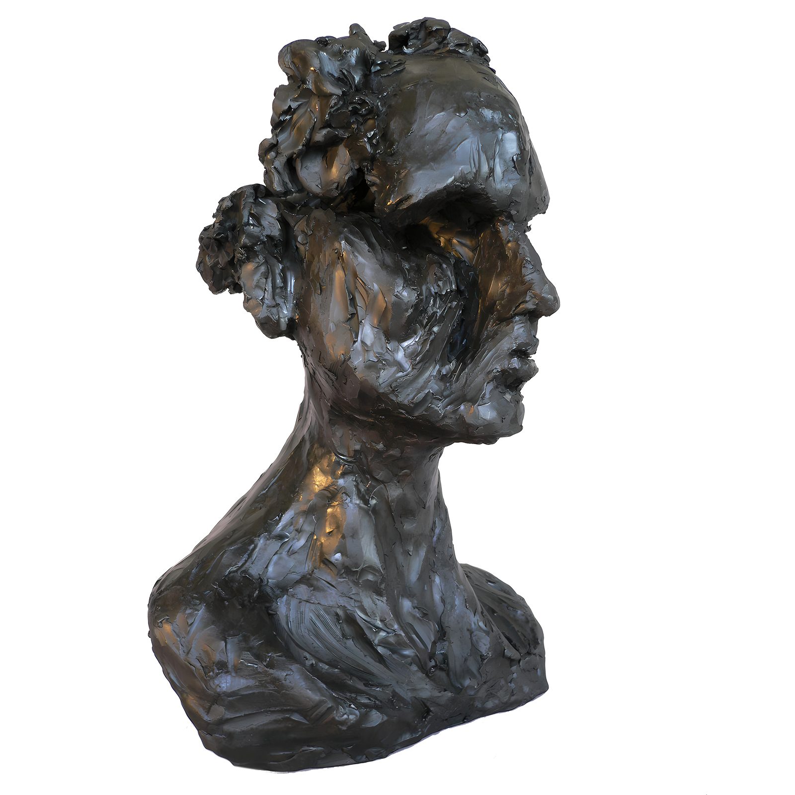 Le regard dévoré - Escultura / Sculpture. Medium: Bronze 1/8, Year: 2006. — Estela Currao.