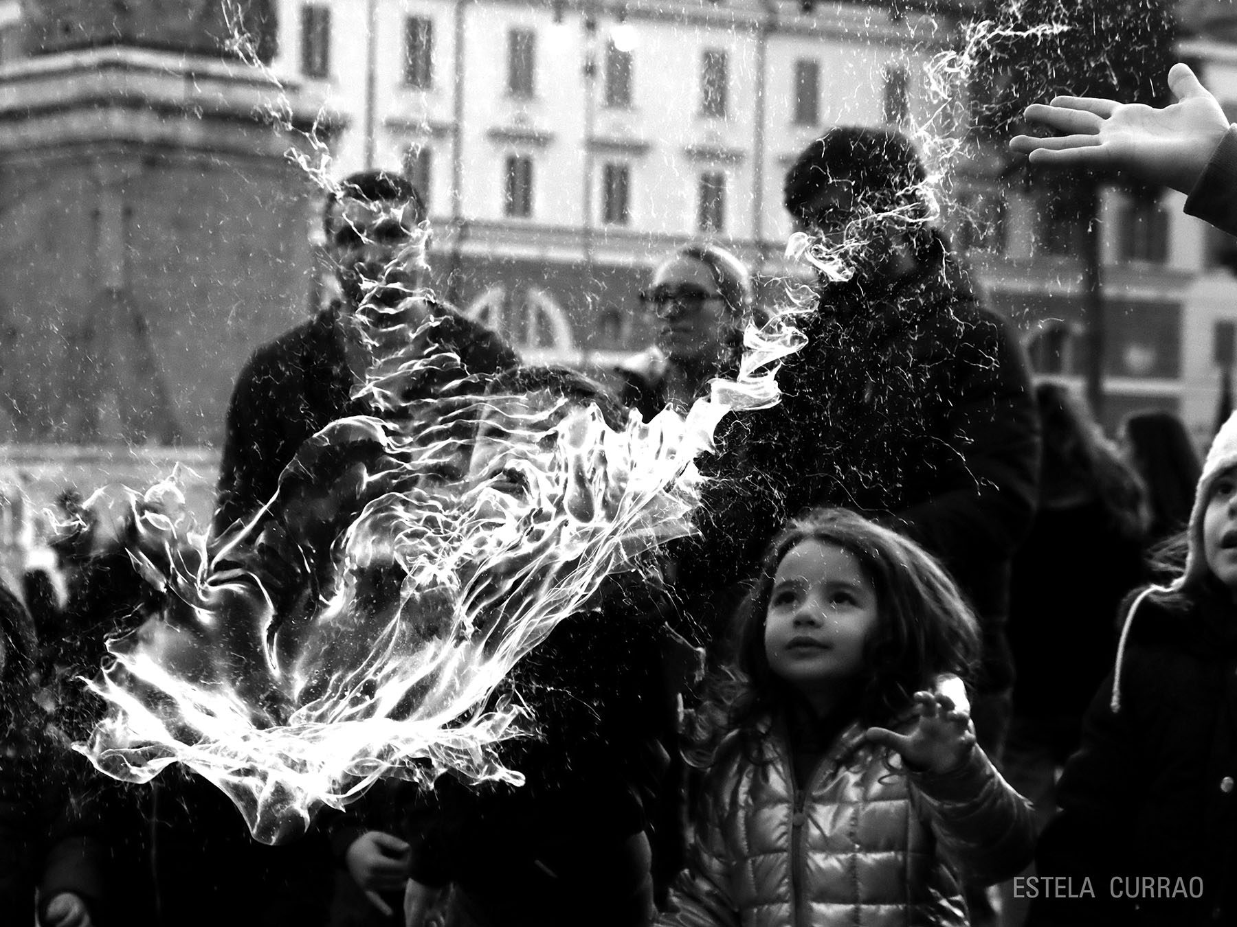 La forma de lo efímero II - Fotografía / Photographie. Medium: Digital BNW photography, Year: 2020. — Estela Currao.