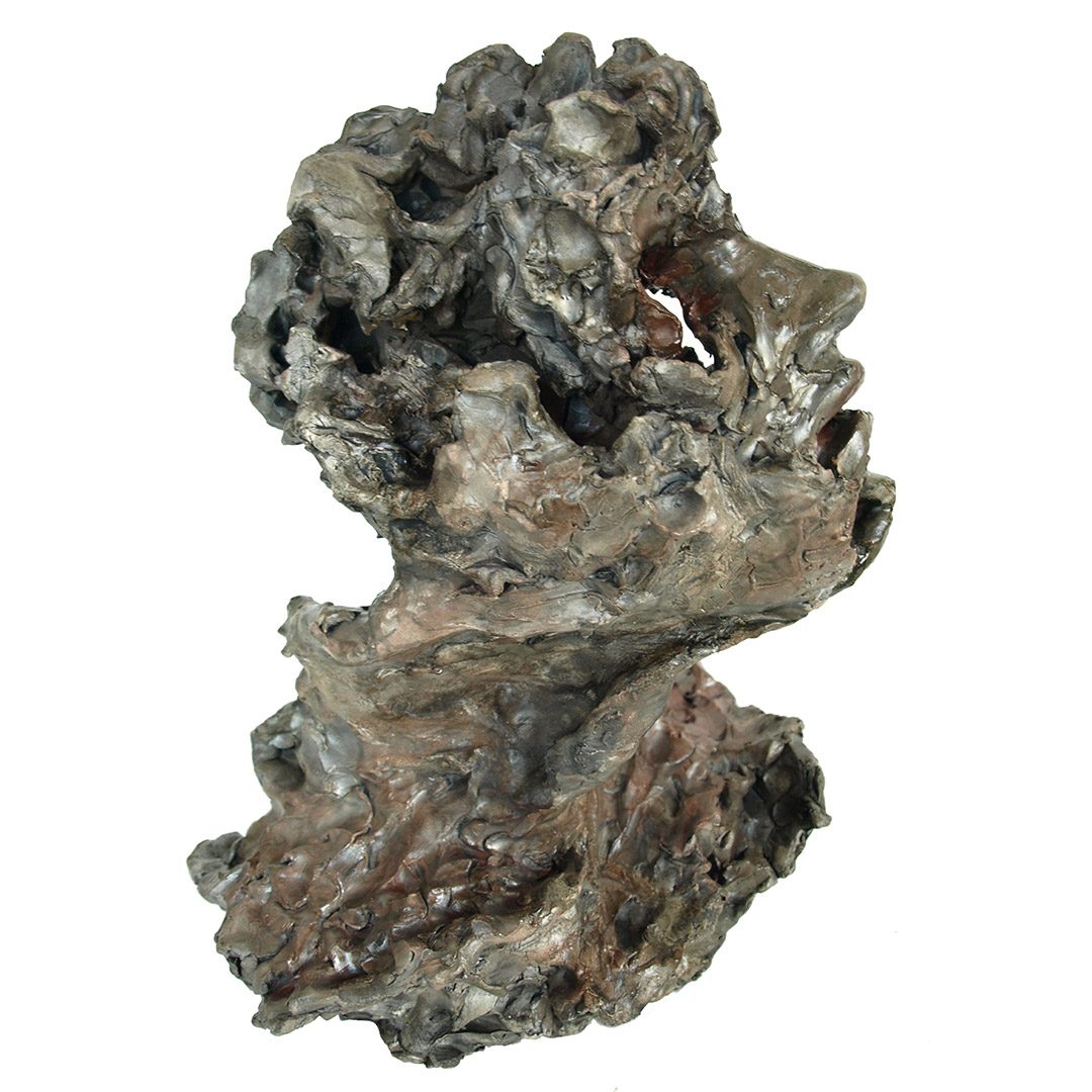 Le visage de la révolte (The face of the rebellion) - Escultura / Sculpture. Medium: Bronze 1/8, Year: 2008. — Estela Currao.