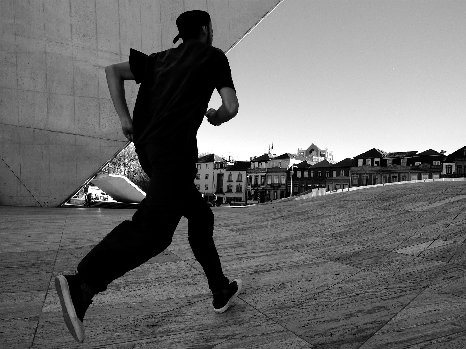 The fugitive from the Aleph - Fotografía / Photographie. Medium: Digital BNW photography, Year: 2018. — Estela Currao.
