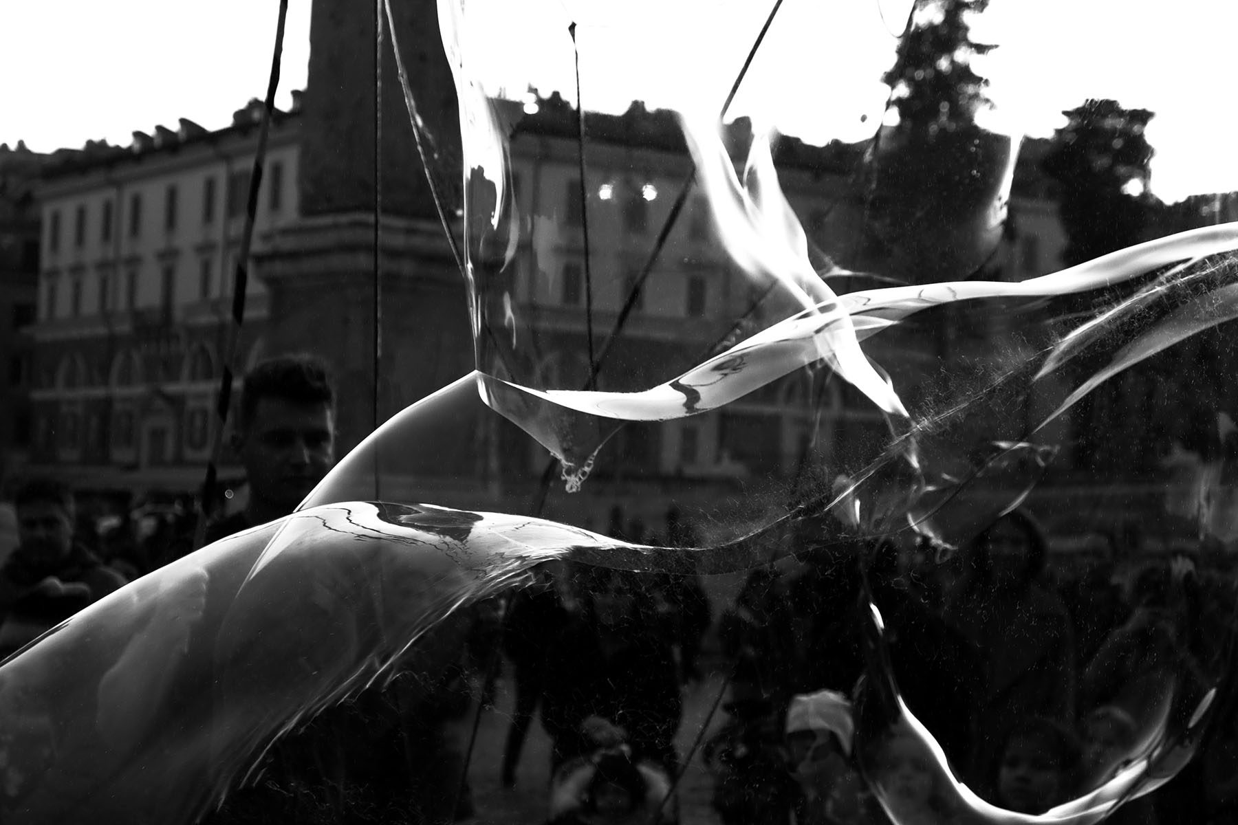 Géométrie Éphémère - Fotografía / Photographie. Medium: Digital BNW photography, Year: 2020. — Estela Currao.