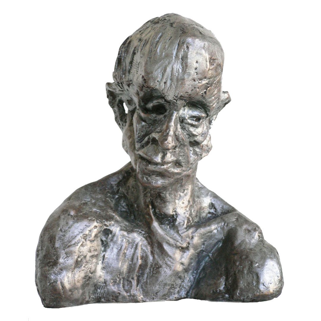La mirada ausente - Escultura / Sculpture. Medium: Bronze 1/8, Year: 2006. — Estela Currao.